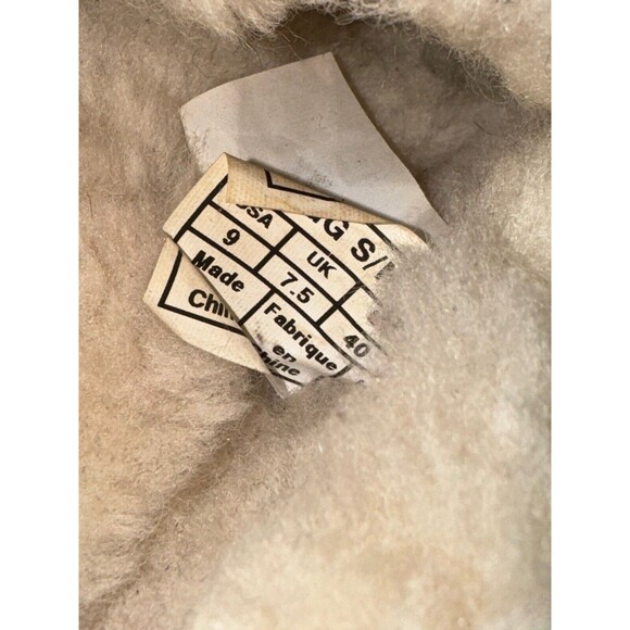 Ugg Australia Women's Shearling Slip On House Slippers Brown Tan Size 9 - Picture 7 of 7